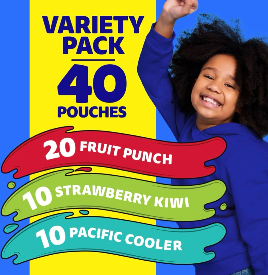 Capri Sun, 100% Juice, Variety Pack, 6 fl oz, 40 count