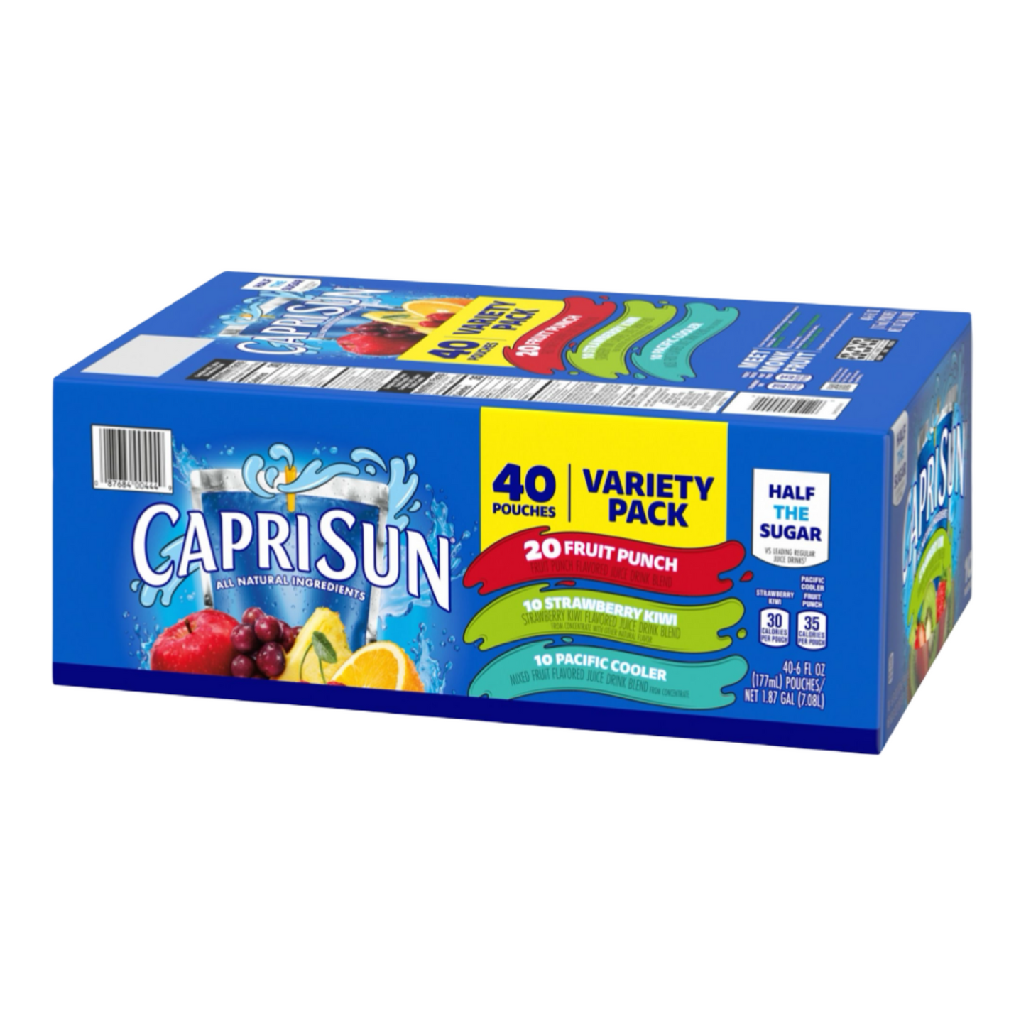 Capri Sun, 100% Juice, Variety Pack, 6 fl oz, 40 count