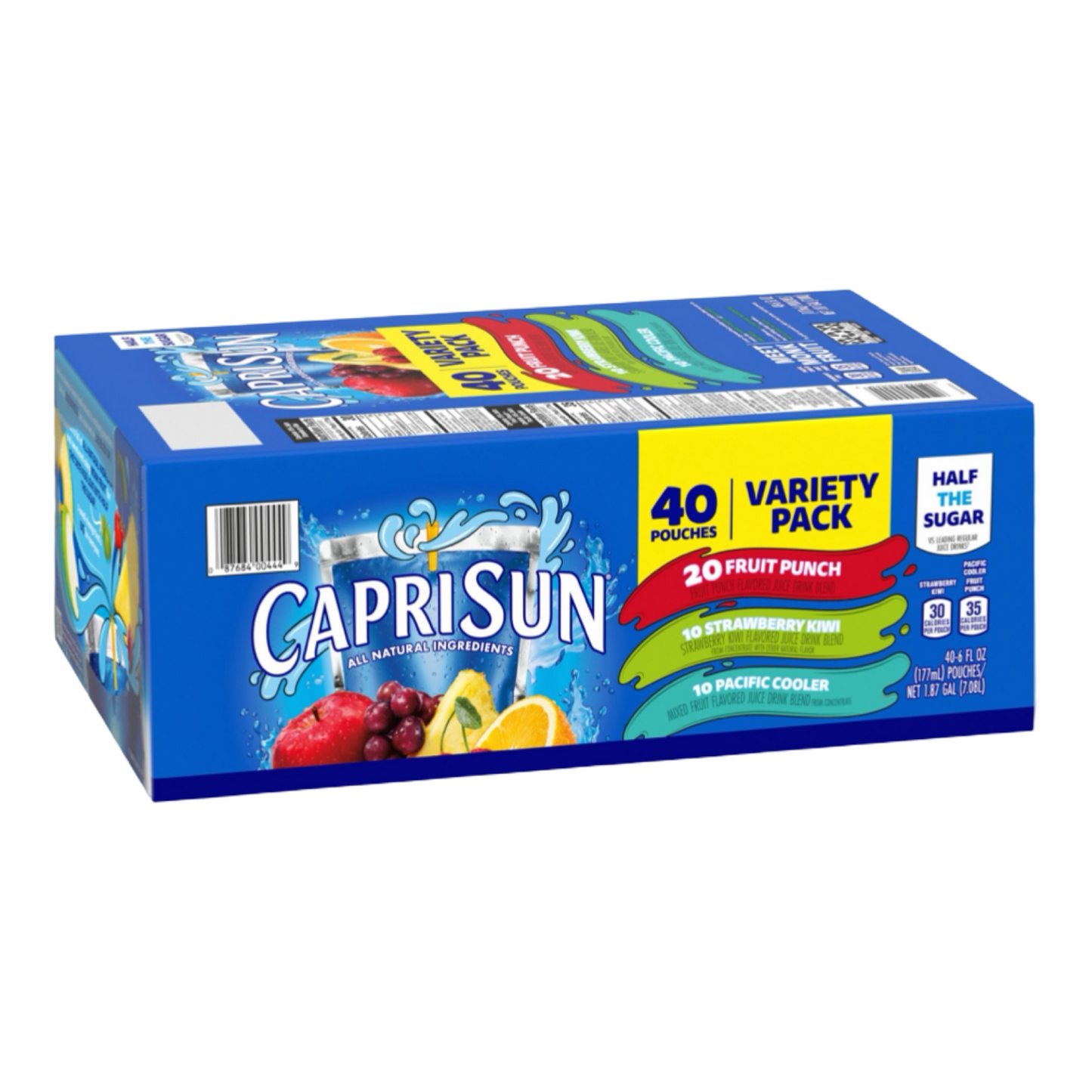 Capri Sun, 100% Juice, Variety Pack, 6 fl oz, 40 count