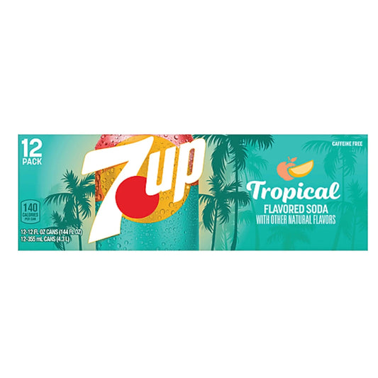 7UP Tropical Soda 12Pk 12 fl oz. Cans
