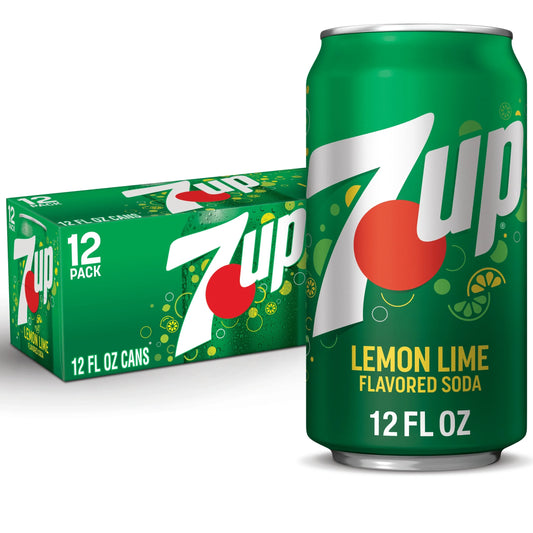 7UP Lemon Lime Soda 12Pk 12 fl oz Cans