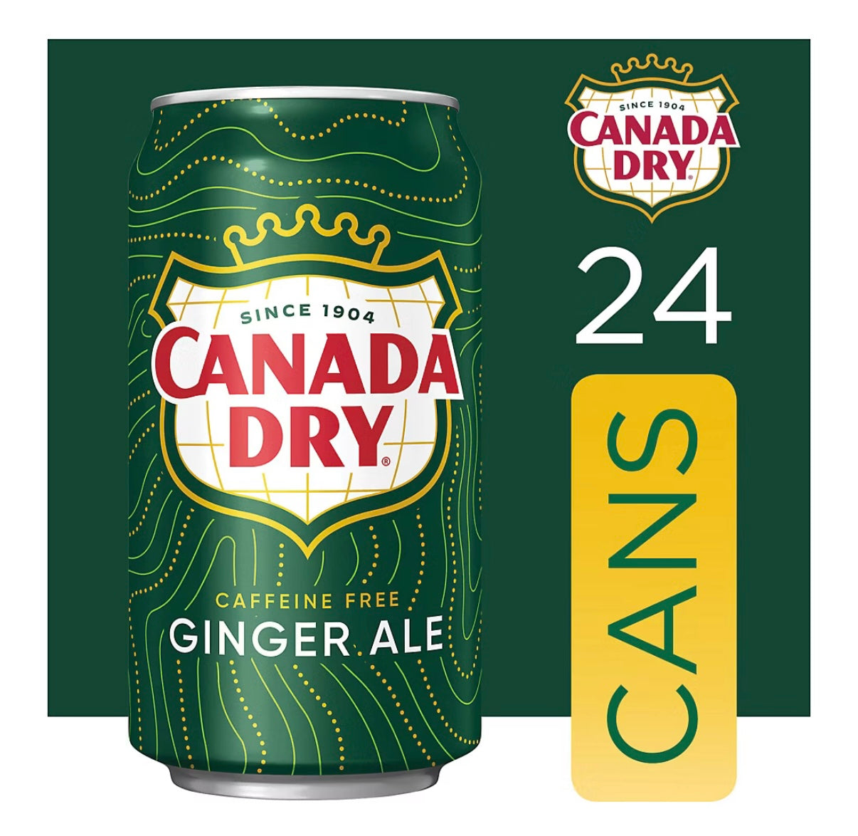 Canada Dry Ginger Ale, 24 Pk 12 fl. oz