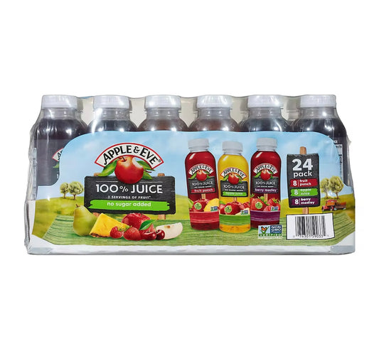 Apple & Eve 100% Fruit Juice Variety Pack, 24 Pk. 10 oz.