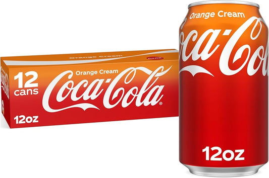 Coca-Cola Orange Cream Soda, 7.5 oz. mini cans (Pack of 10)