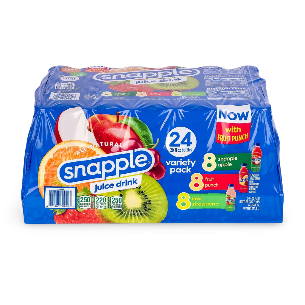 Snapple Variety Pack, 20oz. 24 Case