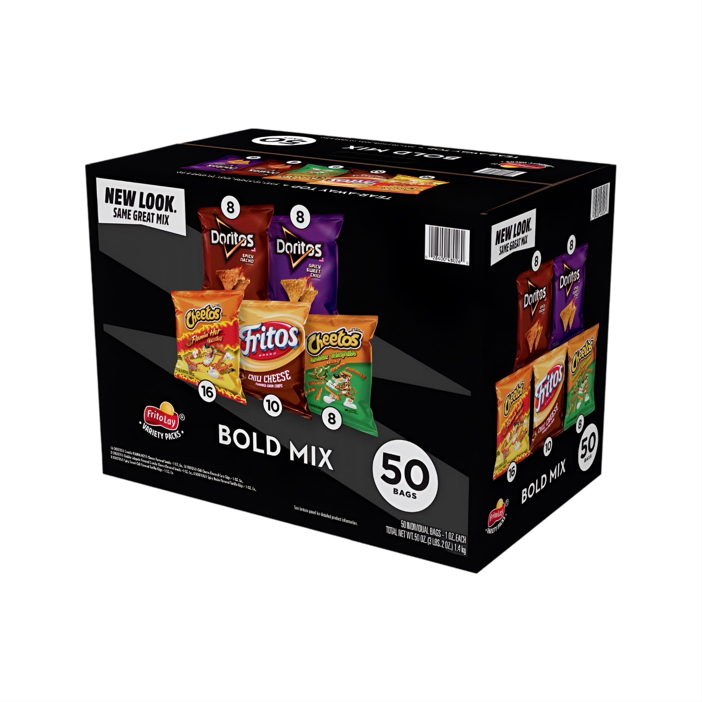 Frito Lay Bold Mix Variety Pack 50 Pack