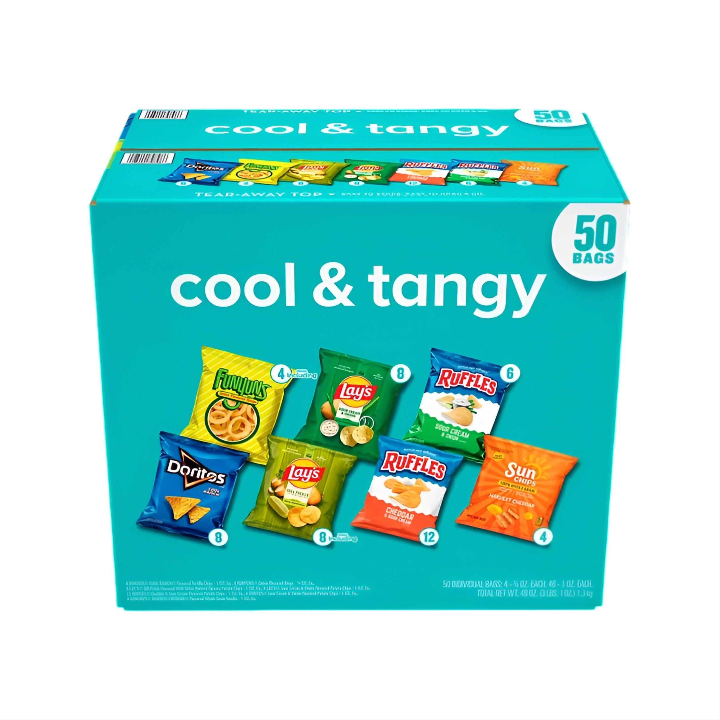 Frito Lay Cool & Tangy Variety Pack Chips 50 Pack