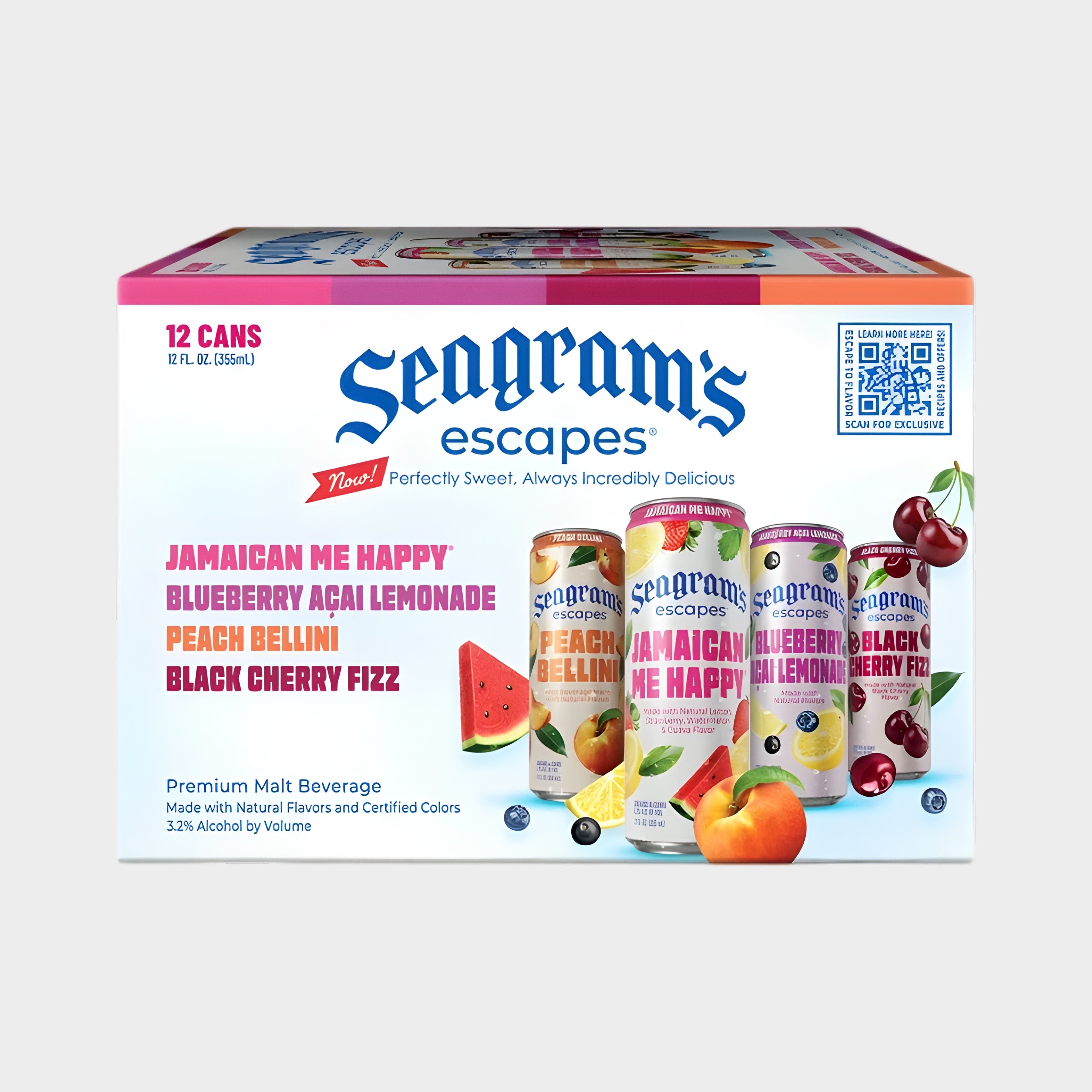 Seagram's Escapes Variety Pack 12pk/12 fl oz Cans – RefreshCo Barbados