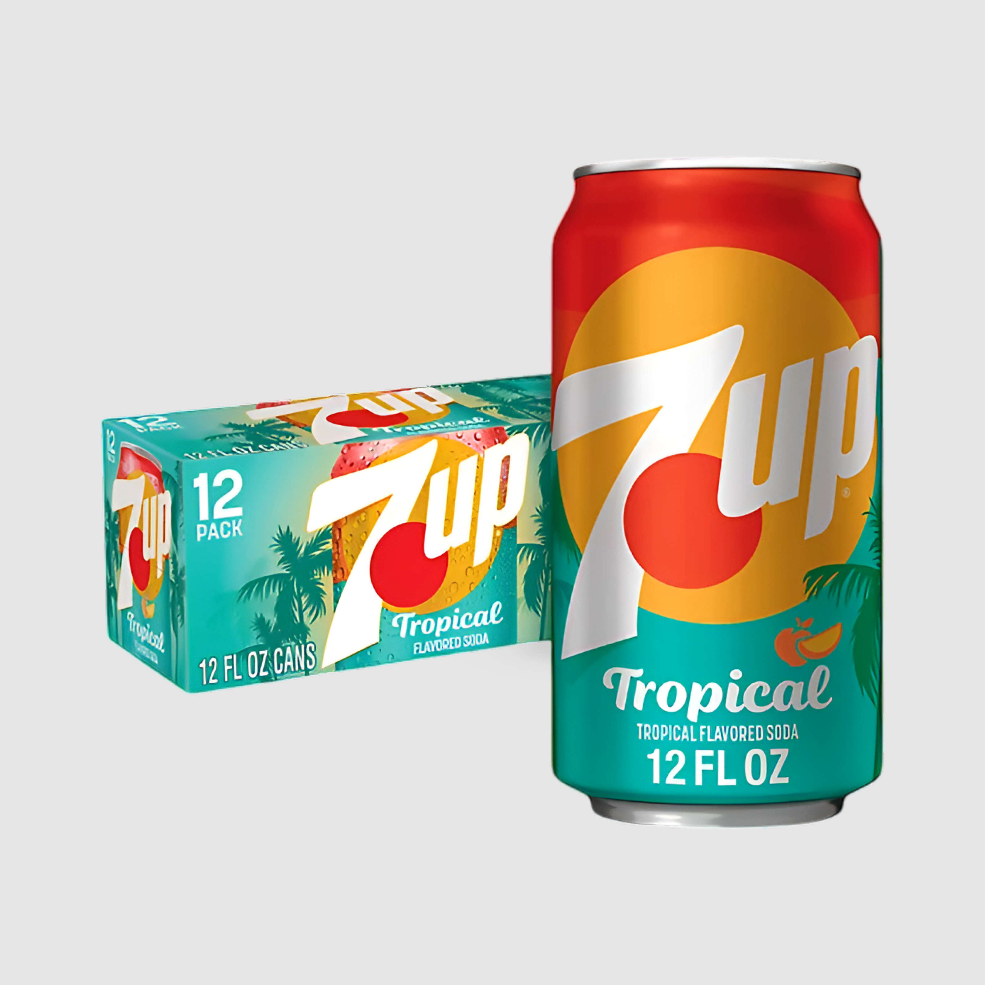 7UP Tropical Soda 12Pk 12 fl oz. Cans