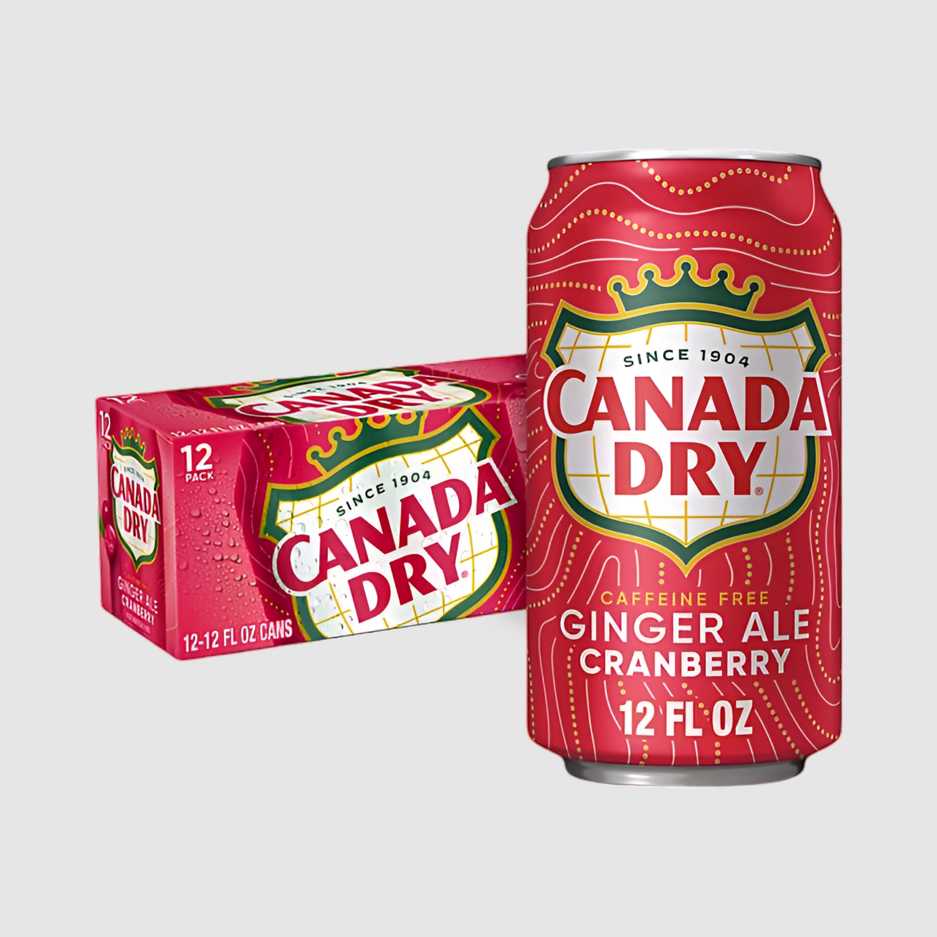 Canada Dry Cranberry Ginger Ale, 12 fl oz, 12 pack