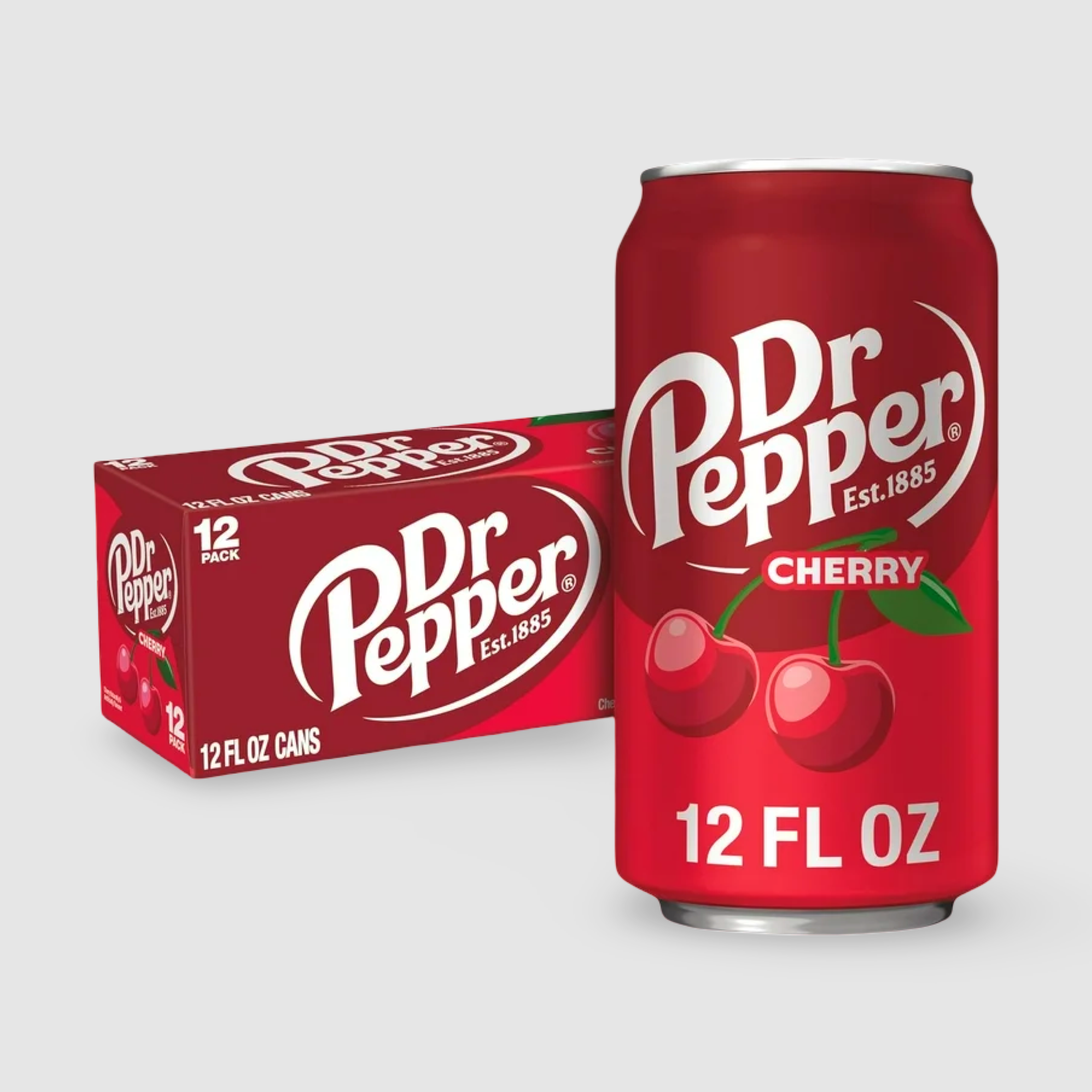 Dr Pepper Cherry, 12oz. Cans, 12 Pack