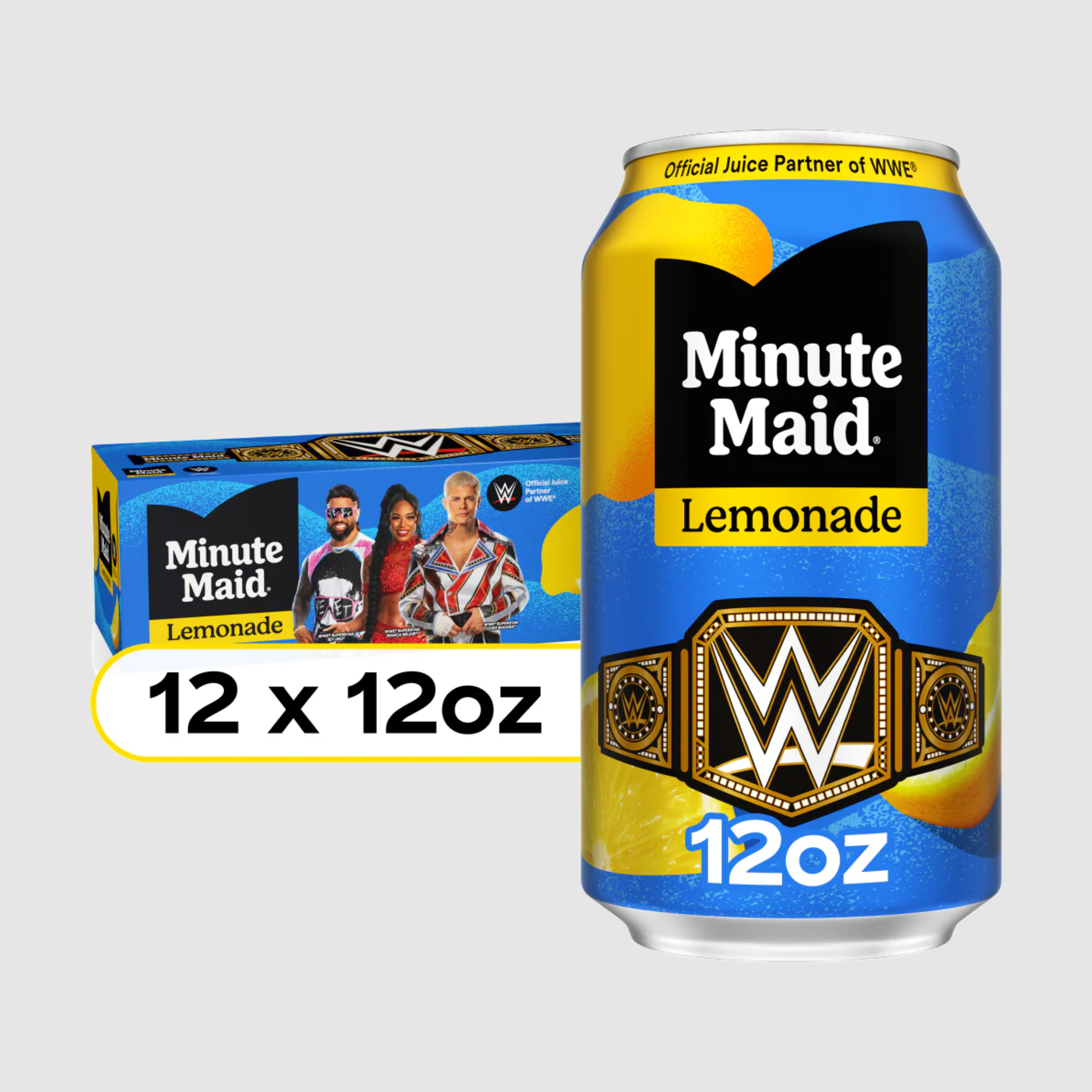 Minute Maid Lemonade Fruit Juice, 12 fl oz, 12 Can Pack