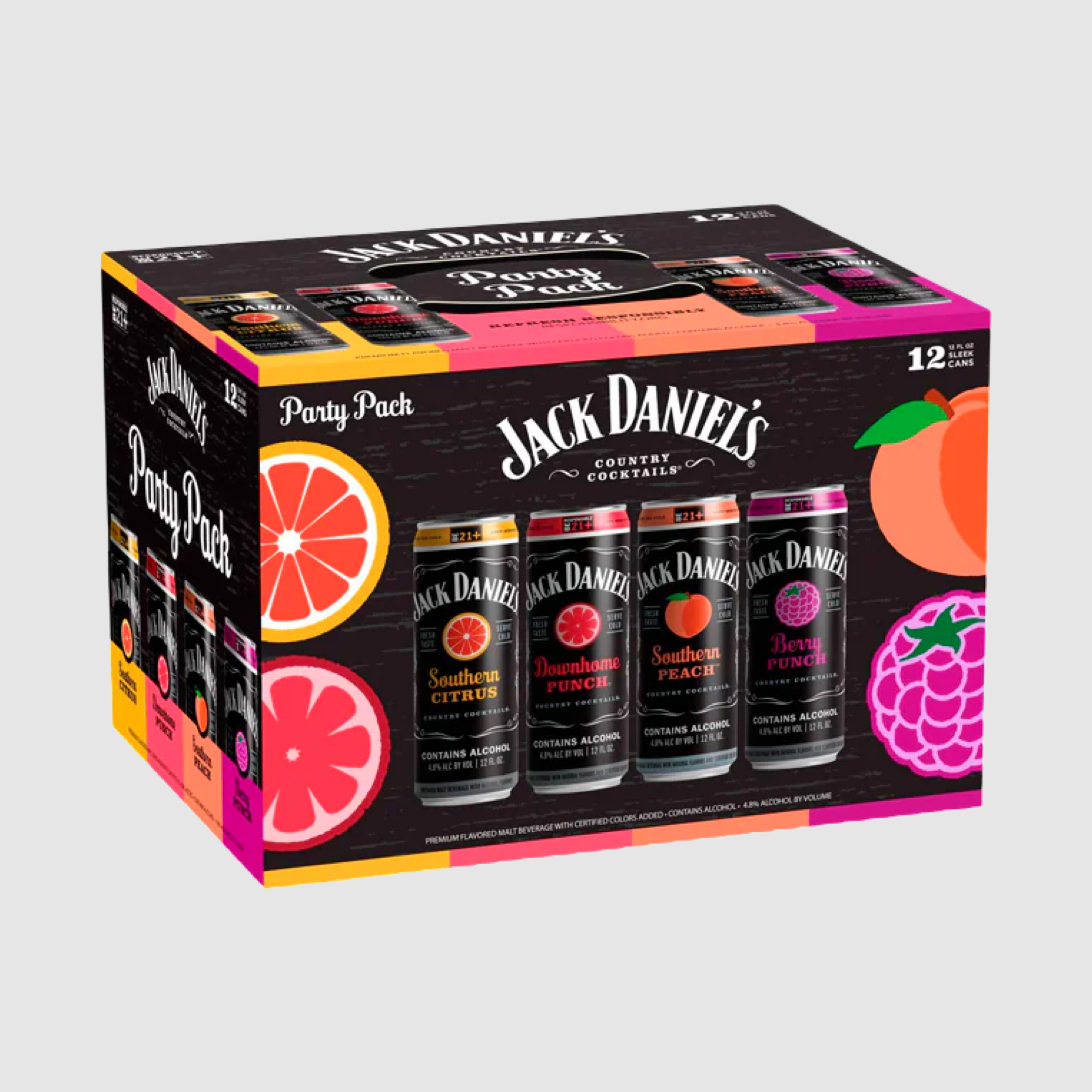 Jack Daniel'S Country Cocktail Variety Pack Flavored Beverage