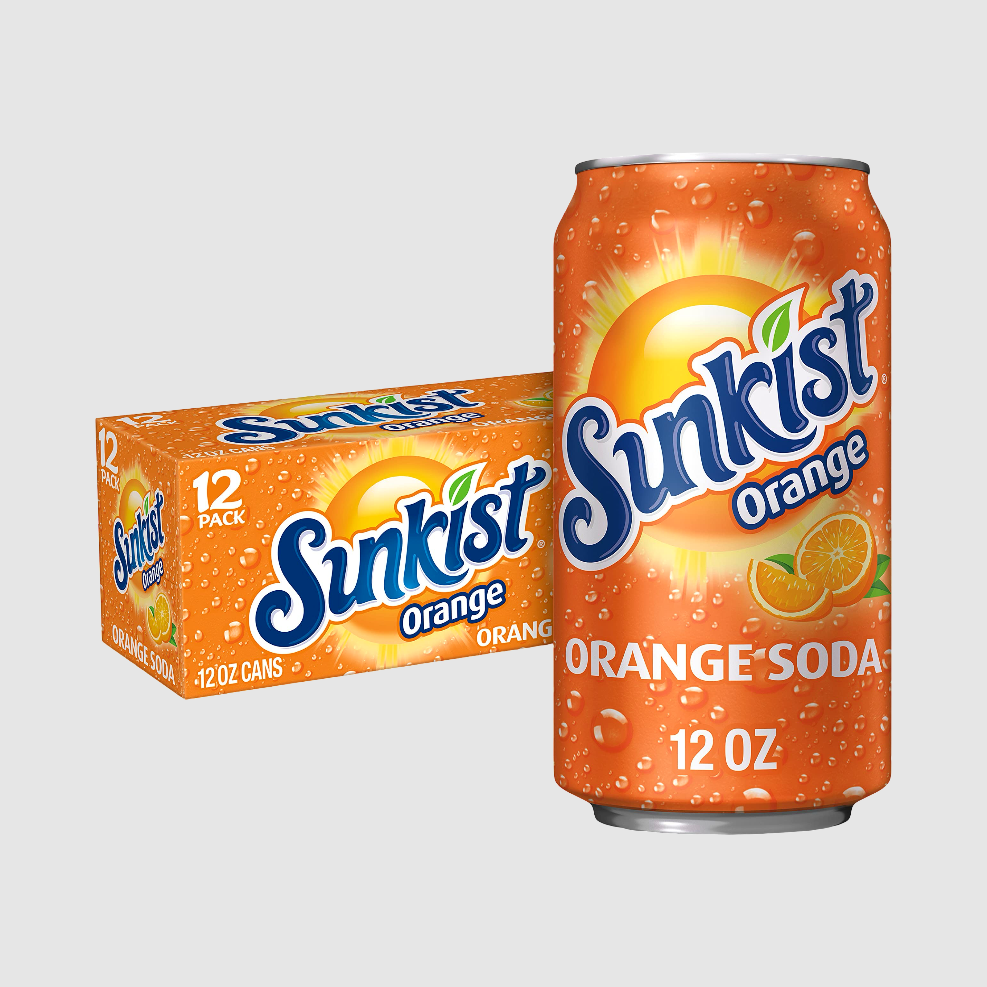Sunkist Orange Soda 12Pk 12oz.