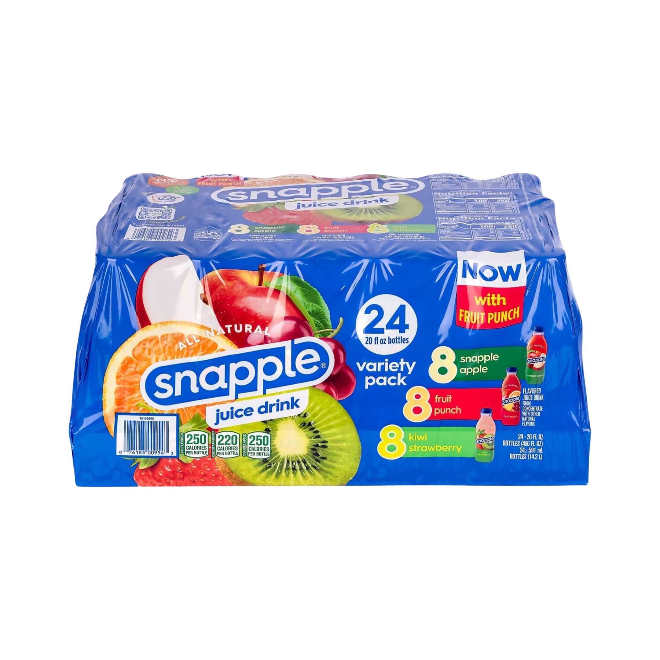 Snapple Variety Pack, 20oz 24 Count