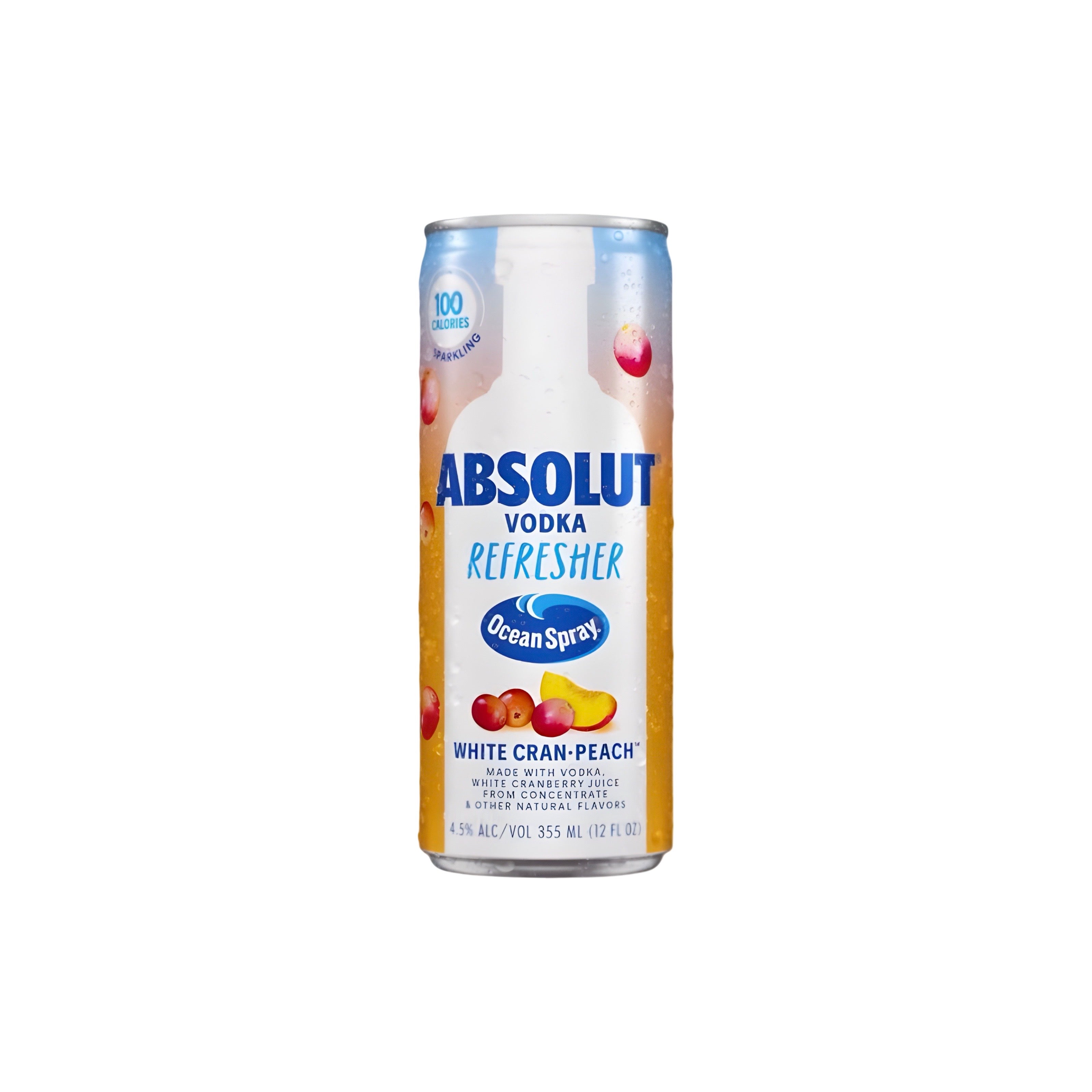 Absolut & Ocean Spray Refresher White Cran Peach