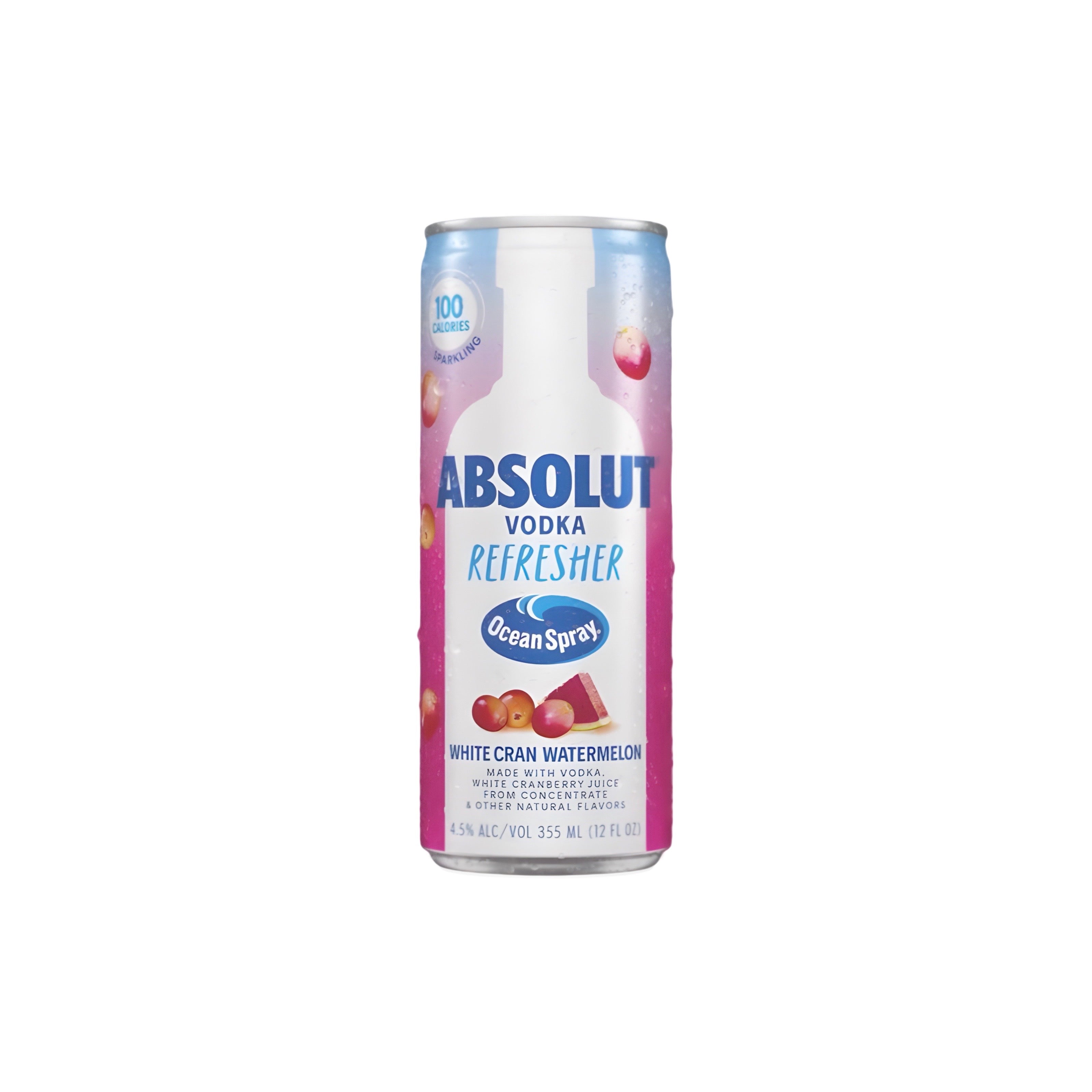 Absolut & Ocean Spray Refresher White Cran Peach – RefreshCo Barbados