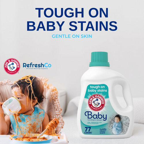 ARM & HAMMER Baby 77 Loads Hypoallergenic Liquid Laundry Detergent