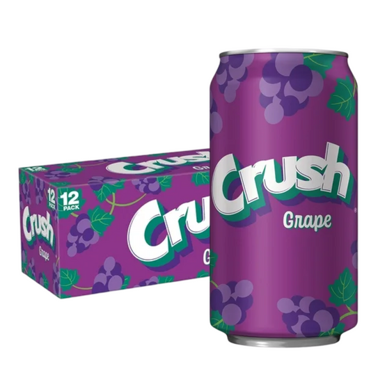 Crush Grape Soda, 12Oz. 12 Pack