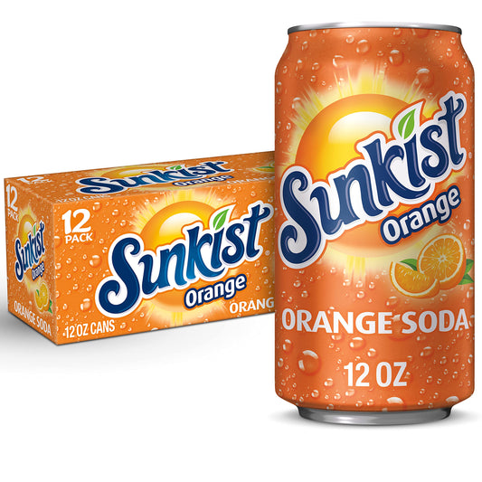 Sunkist Orange Soda 12Pk 12oz.