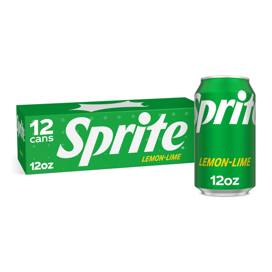 Sprite Lemon Lime Soda 12oz, 12 Pack