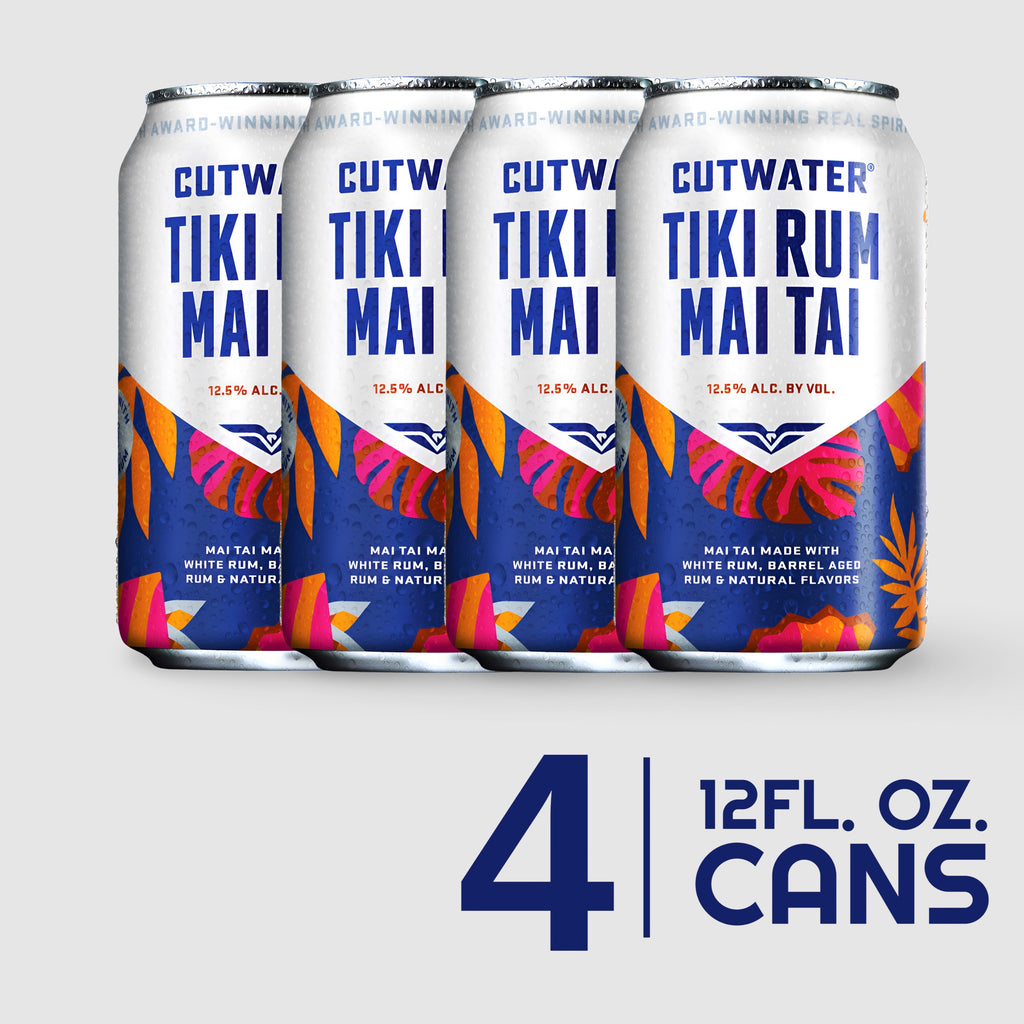 CutWater Tiki Rum Mai Tai (4 Pack)