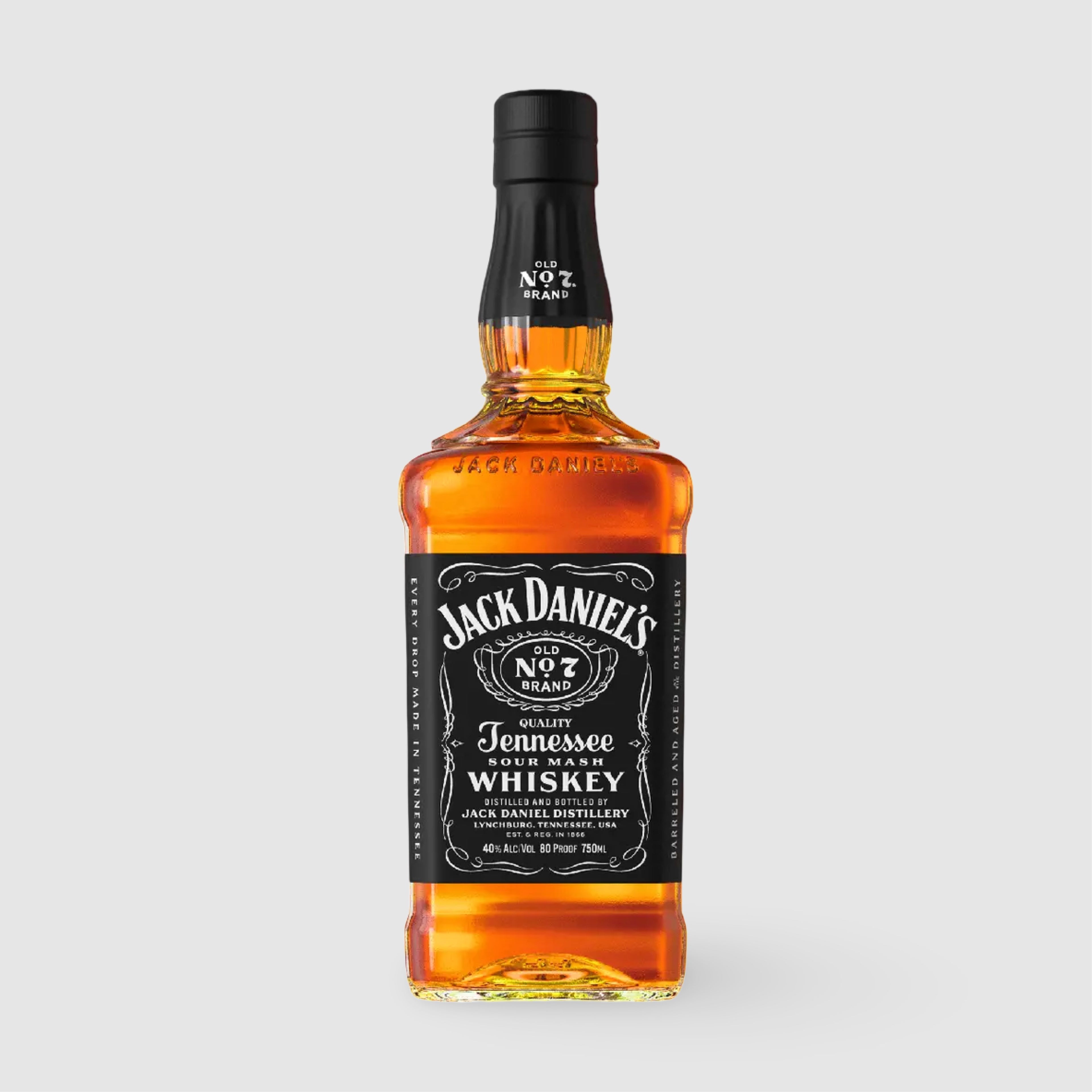 Jack Daniels Black Old No. 7 Tennessee Whiskey (750ML)